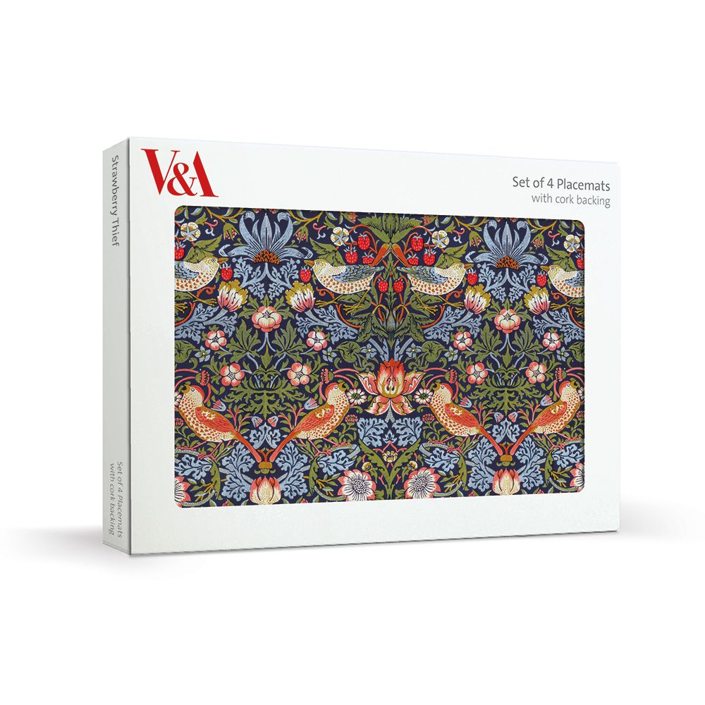 Museums & Galleries V&A PMP 001 Strawberry Thief Set of 4 Placemats