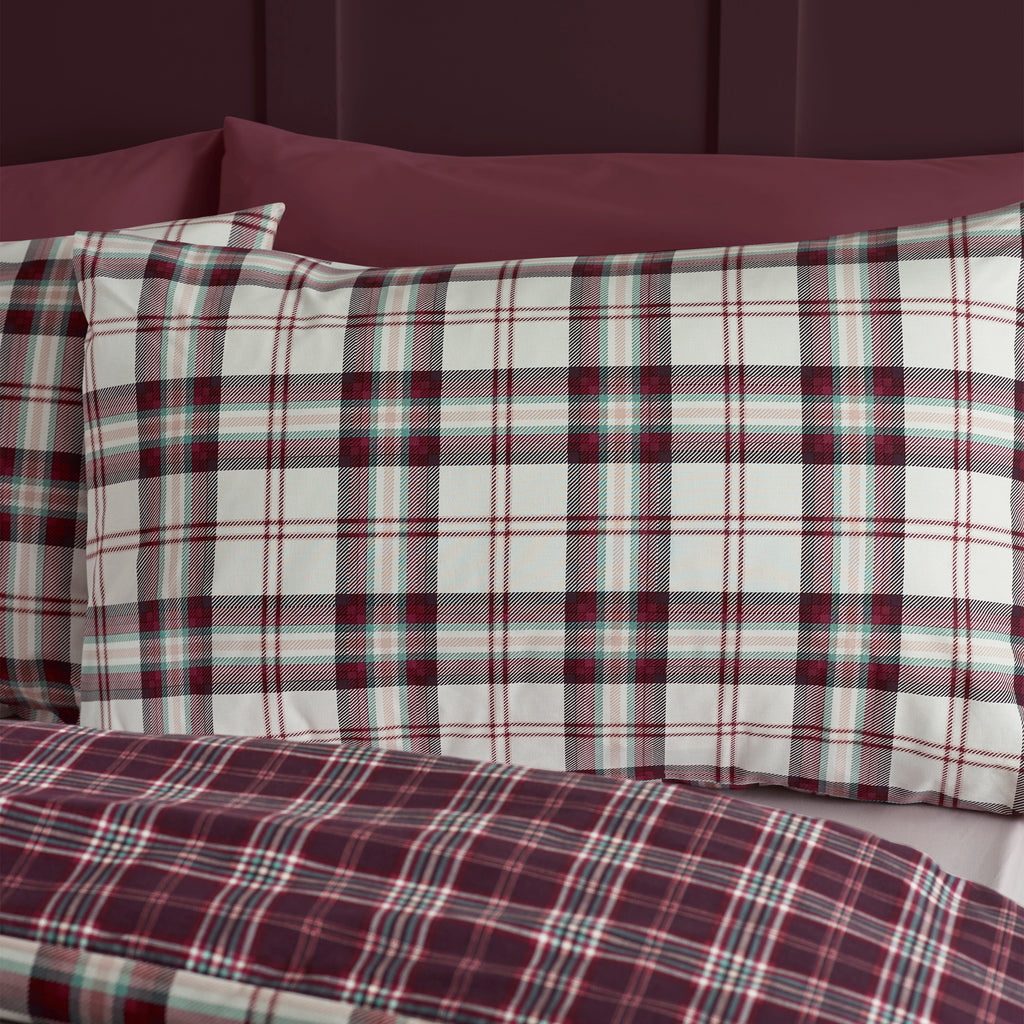 Catherine Lansfield Kelso Check Duvet Set