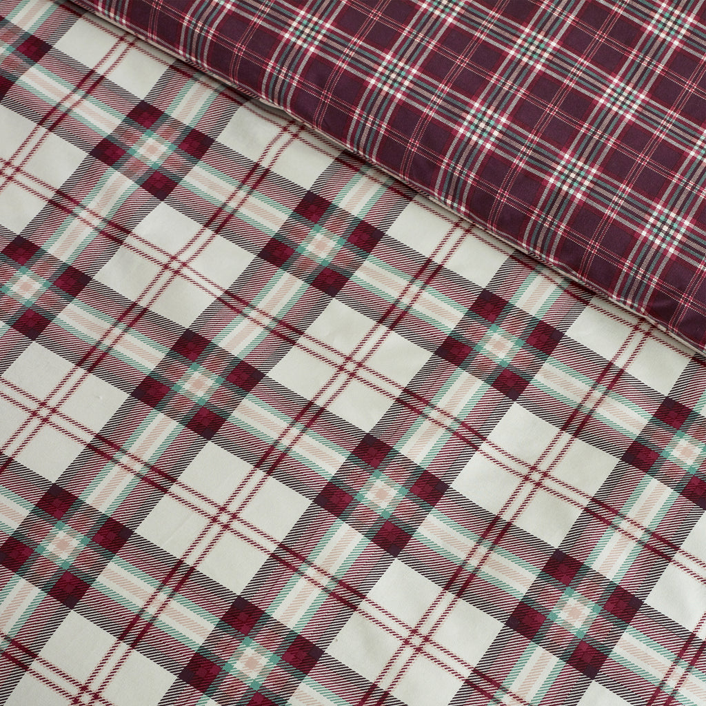 Catherine Lansfield Kelso Check Duvet Set