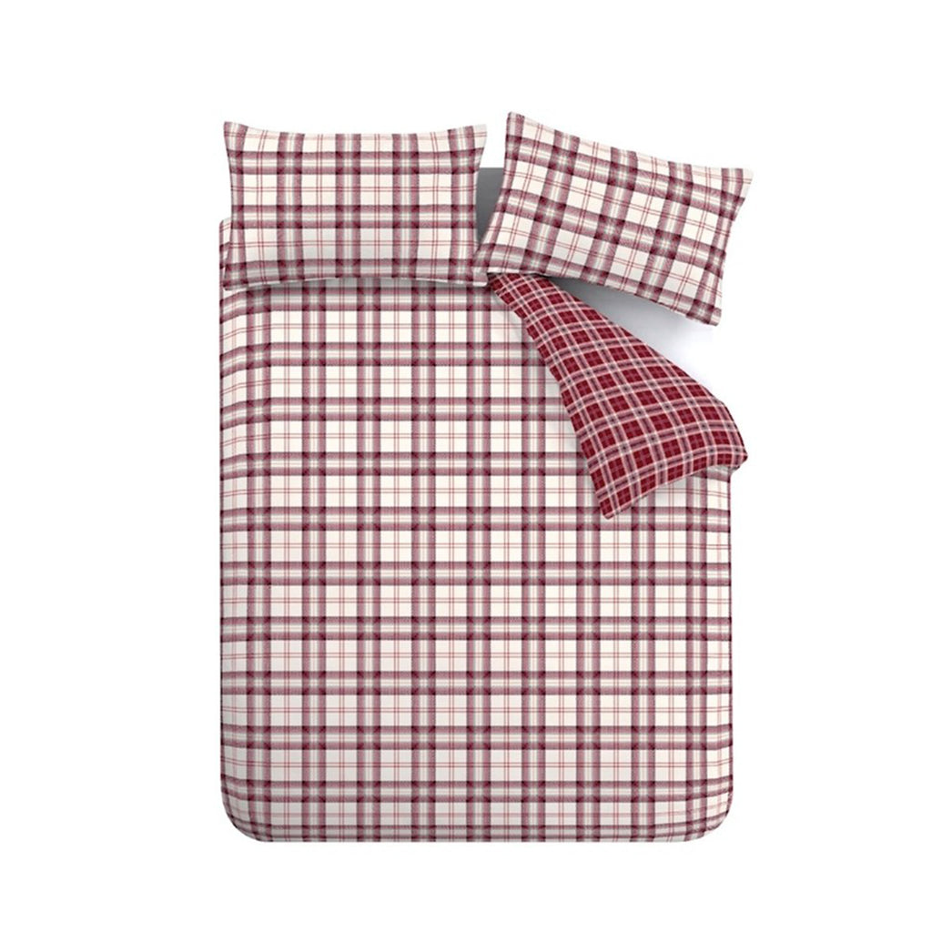 Catherine Lansfield Kelso Check Duvet Set