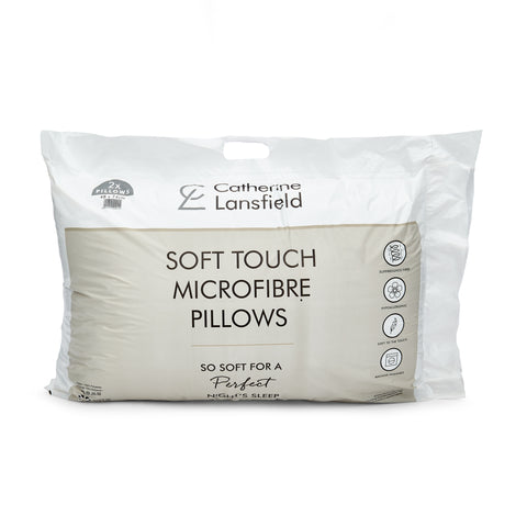 Catherine Lansfield So Soft Hollowfibre Pillow Pair