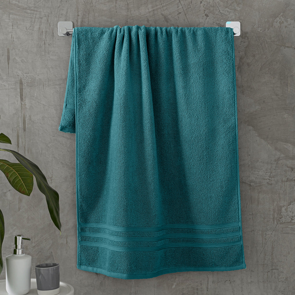 Catherine Lansfield Zero Twist 100% Cotton 450gsm Teal Towels