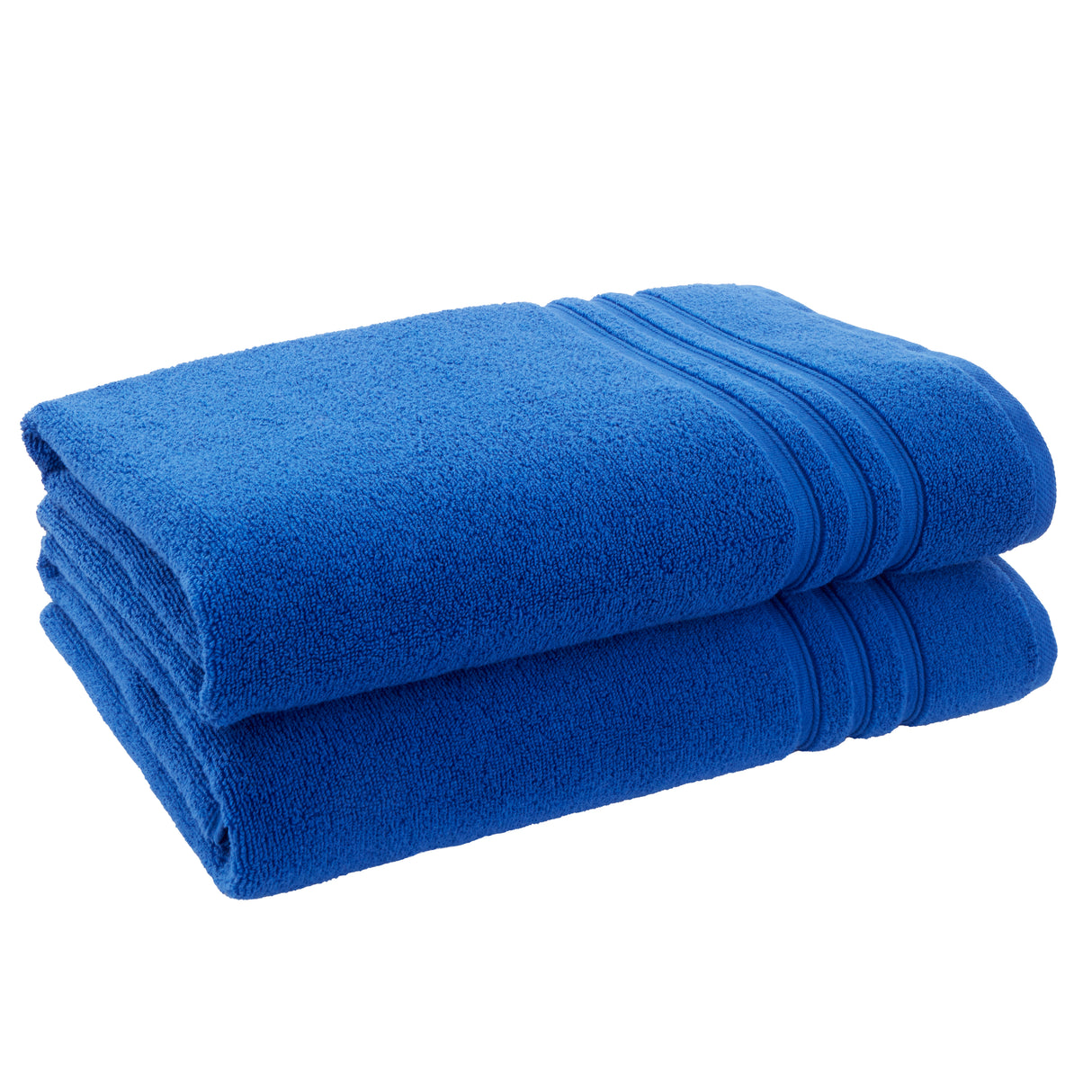 Catherine Lansfield Zero Twist 100% Cotton 450gsm Cobalt Blue Towels