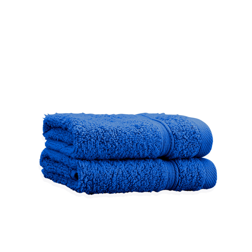 Catherine Lansfield Zero Twist 100% Cotton 450gsm Cobalt Blue Towels