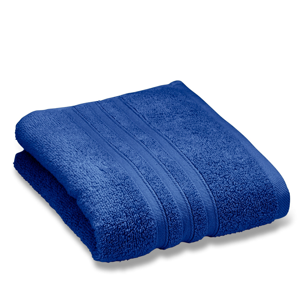 Catherine Lansfield Zero Twist 100% Cotton 450gsm Cobalt Blue Towels