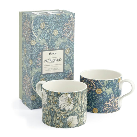 Morris & Co Seaweed & Pimpernel Set of 2 Mugs