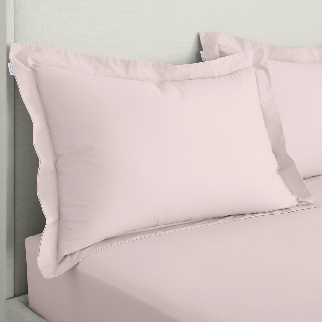 Bianca 200 Thread Count 100% Cotton Percale Blush Sheets