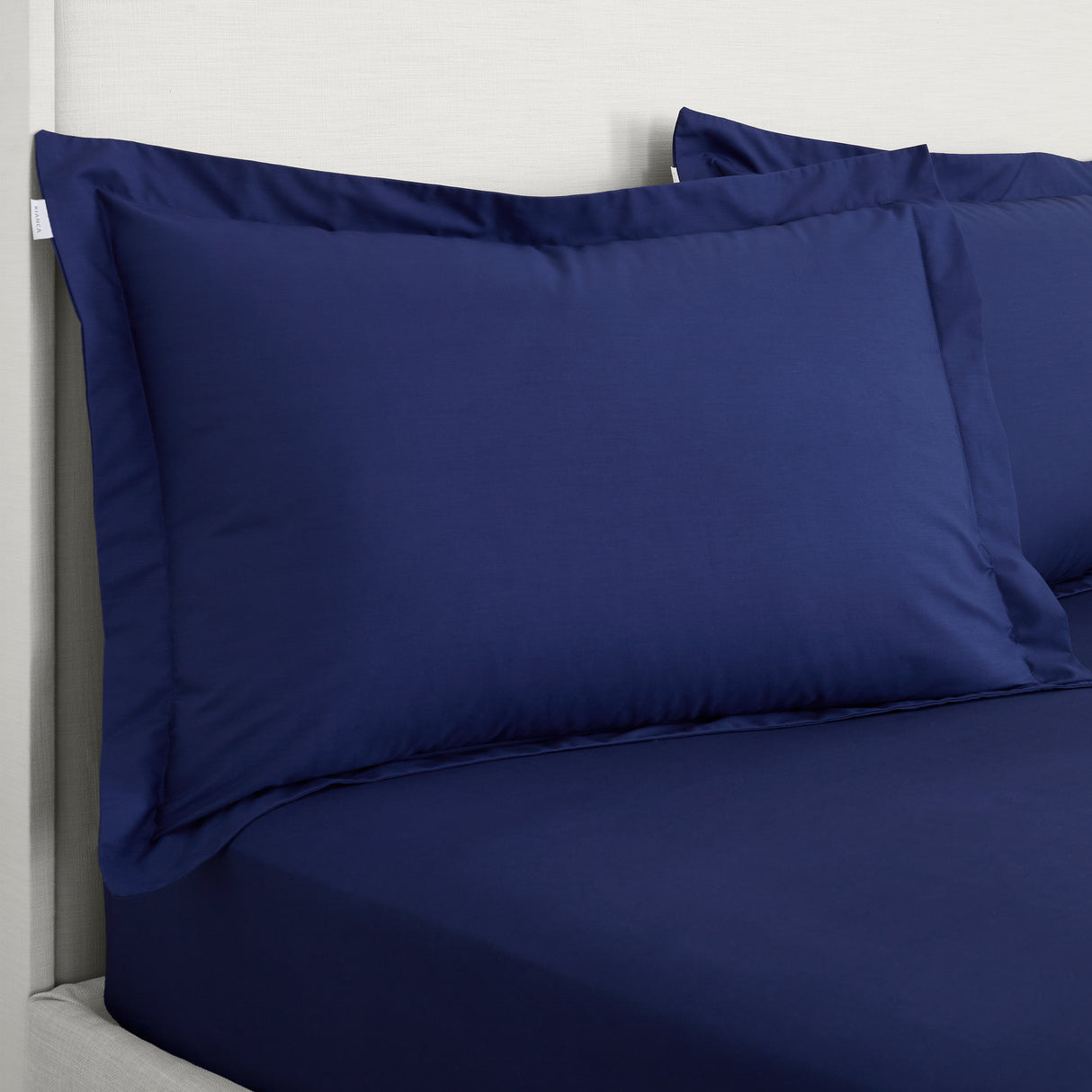 Bianca 200 Thread Count 100% Cotton Percale Navy Sheets