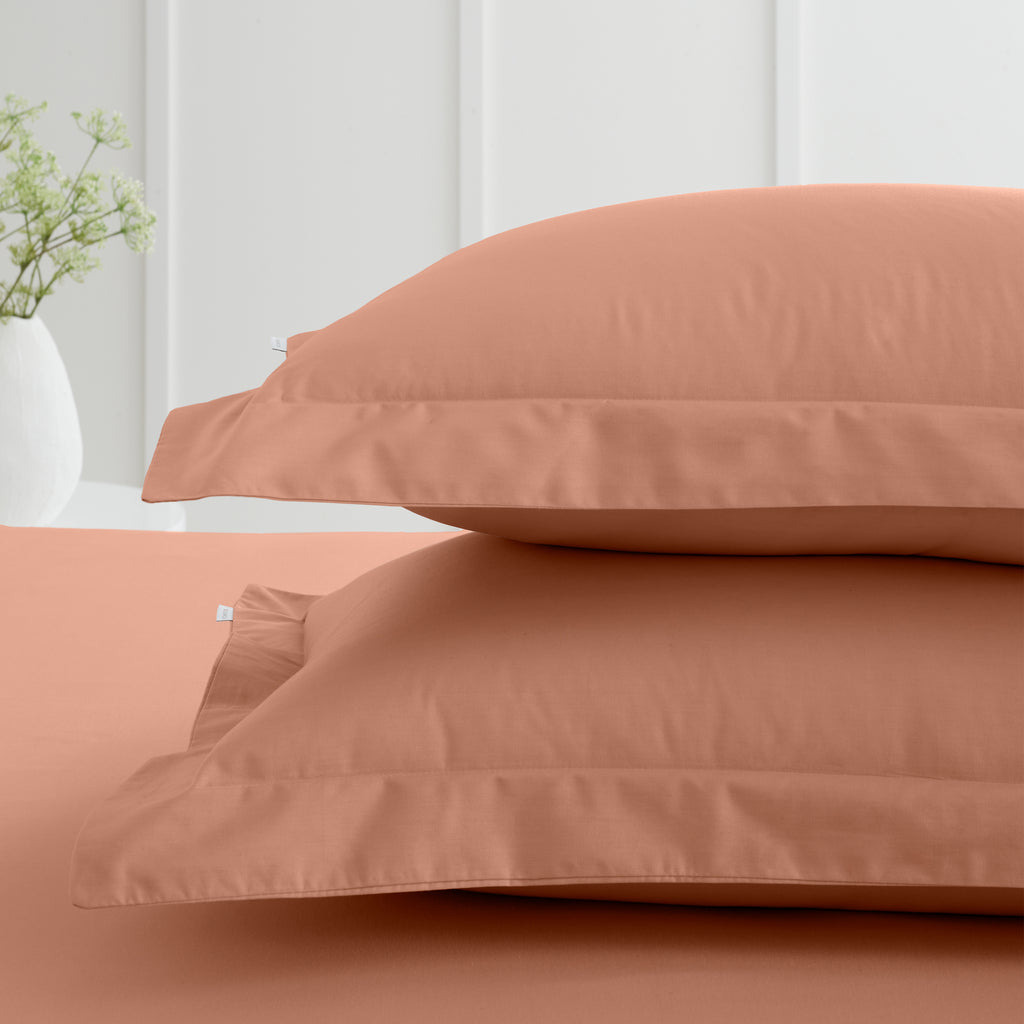Bianca 200 Thread Count 100% Cotton Percale Clay Sheets