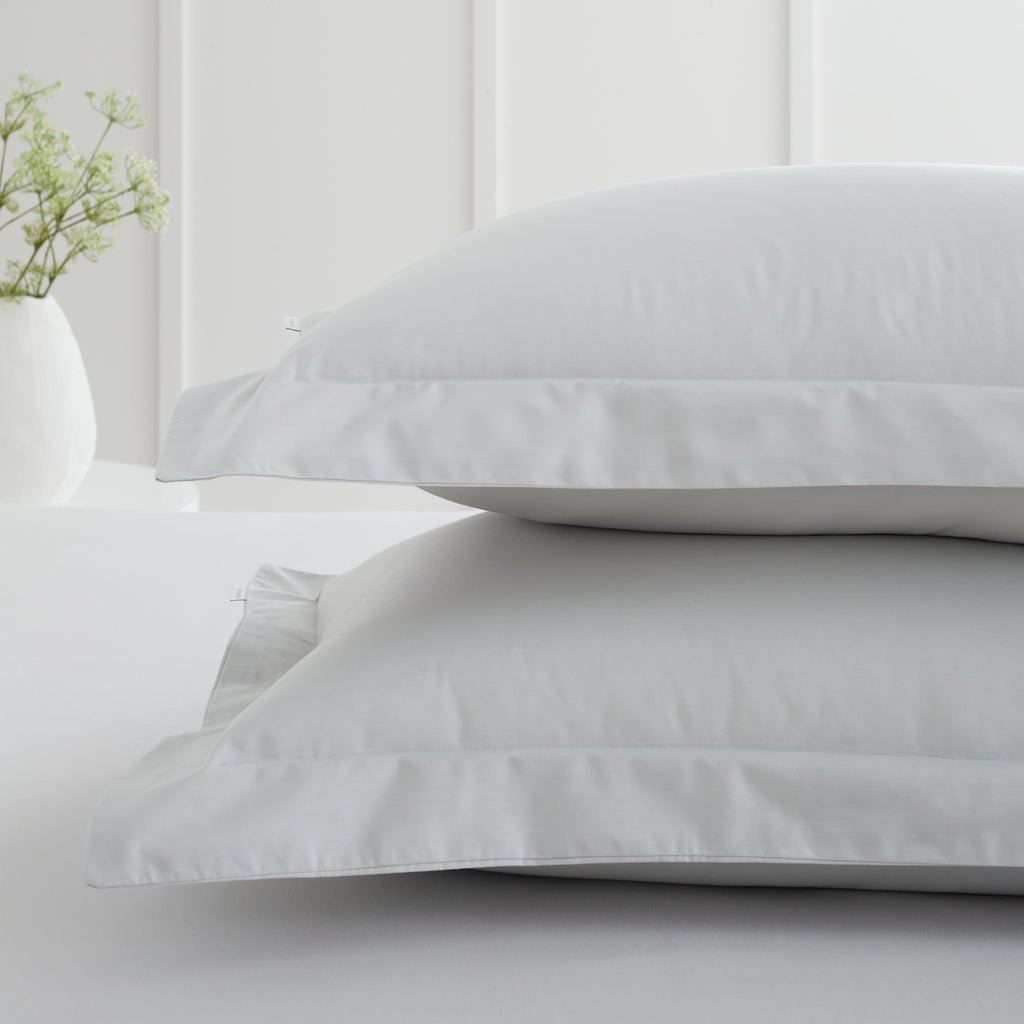 Bianca 200 Thread Count 100% Cotton Percale Grey Sheets