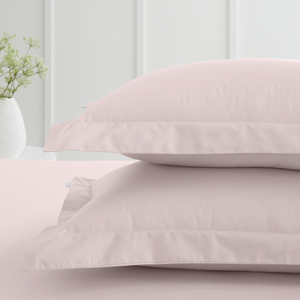 Bianca 200 Thread Count 100% Cotton Percale Blush Sheets