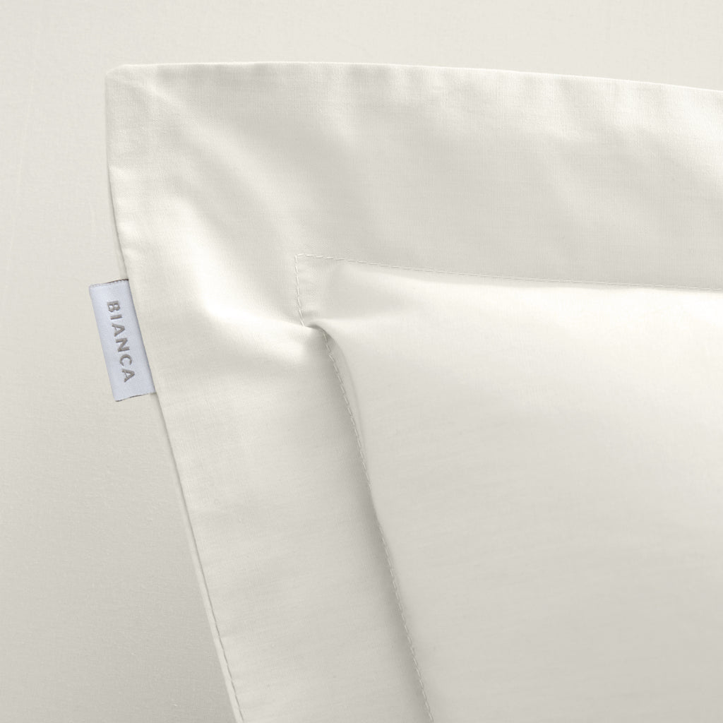 Bianca 200 Thread Count 100% Cotton Percale Cream Sheets