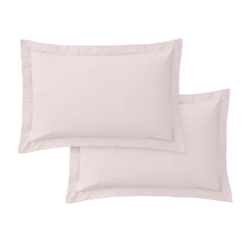 Bianca 200 Thread Count 100% Cotton Percale Blush Sheets