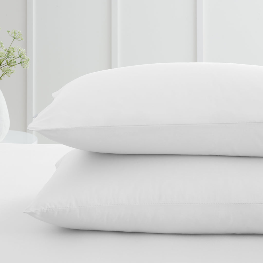 Bianca 200 Thread Count 100% Cotton Percale White Sheets