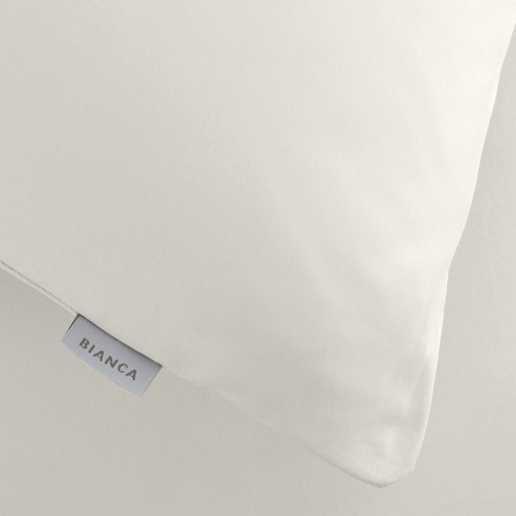 Bianca 200 Thread Count 100% Cotton Percale Cream Sheets