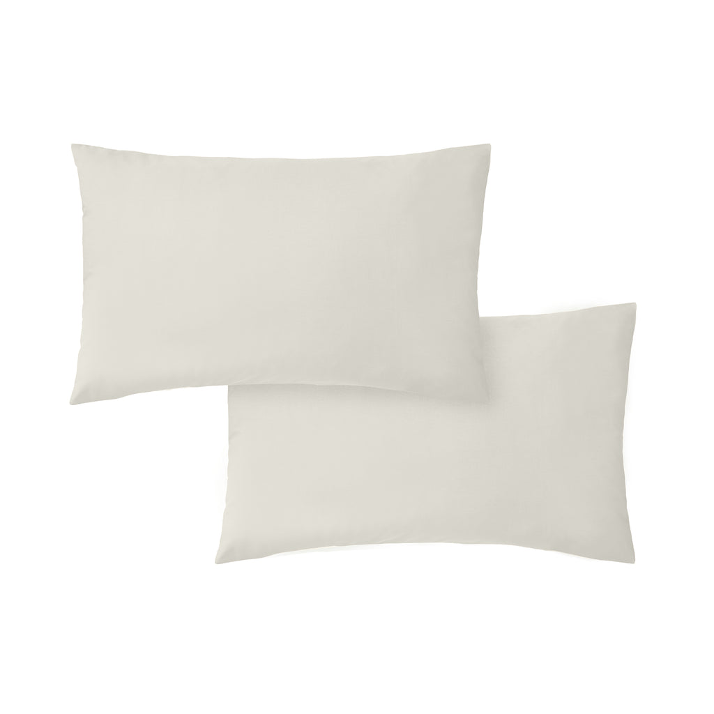 Bianca 200 Thread Count 100% Cotton Percale Cream Sheets