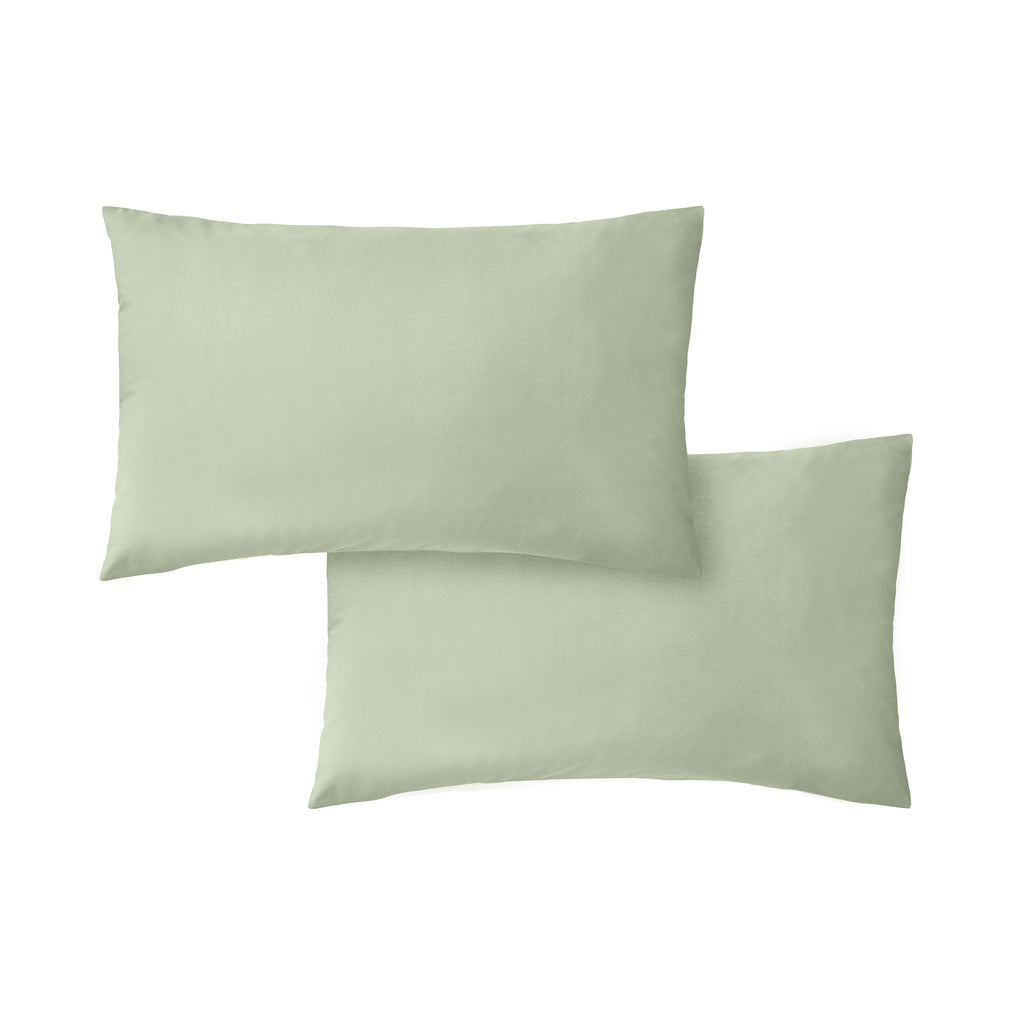 Bianca 200 Thread Count 100% Cotton Percale Sage Sheets