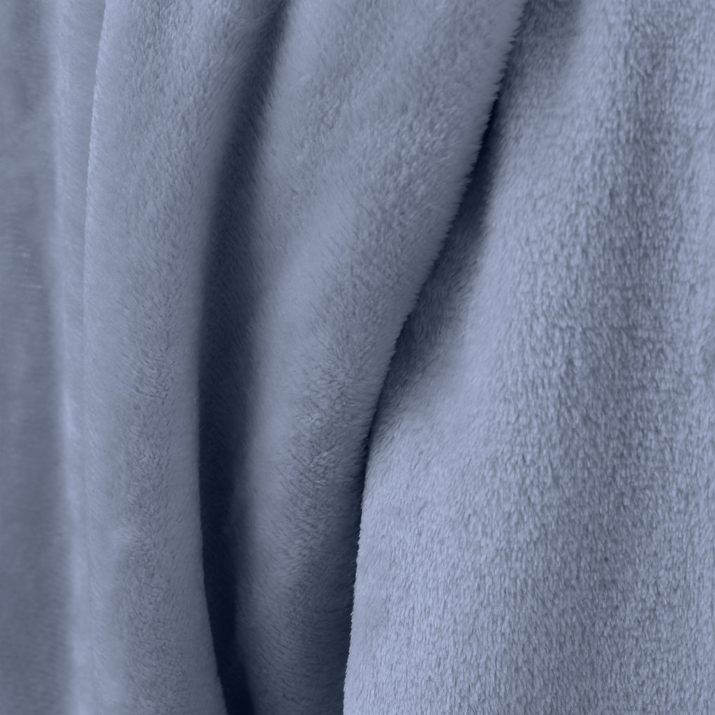 Catherine Lansfield Plain Raschel Velvet Touch 200cm x 240cm Throws