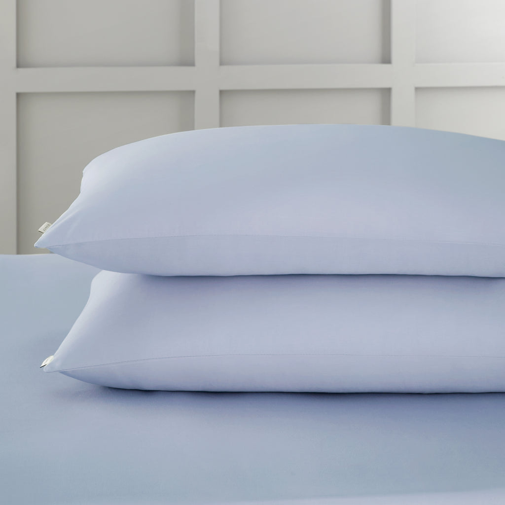 Bianca 400 Thread Count 100% Pure Cotton Sateen Blue Sheets