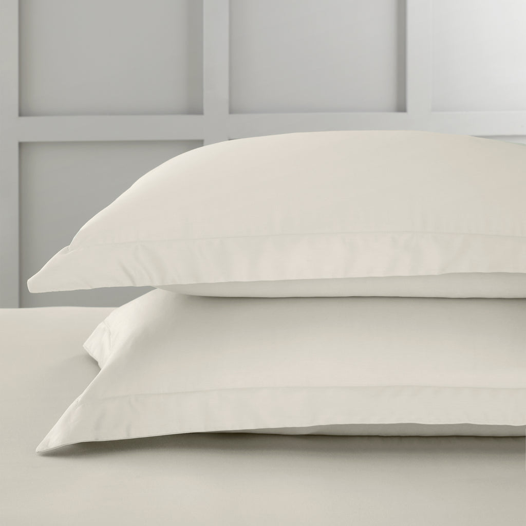 Bianca 400 Thread Count 100% Pure Cotton Sateen Oyster Sheets
