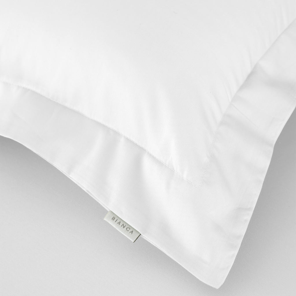 Bianca 400 Thread Count 100% Pure Cotton Sateen White Sheets