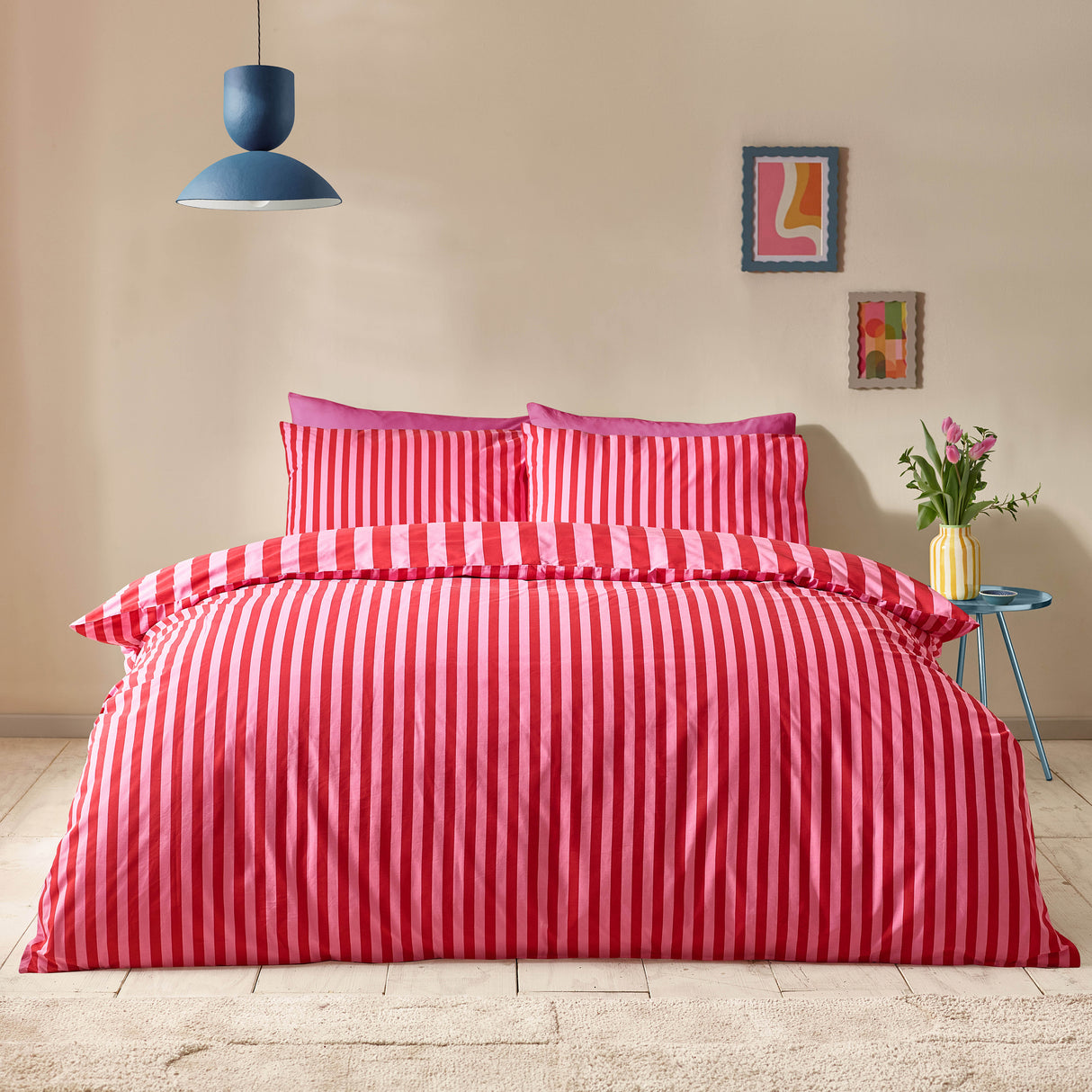 SASSY B_ Stripe Tease Duvet Set