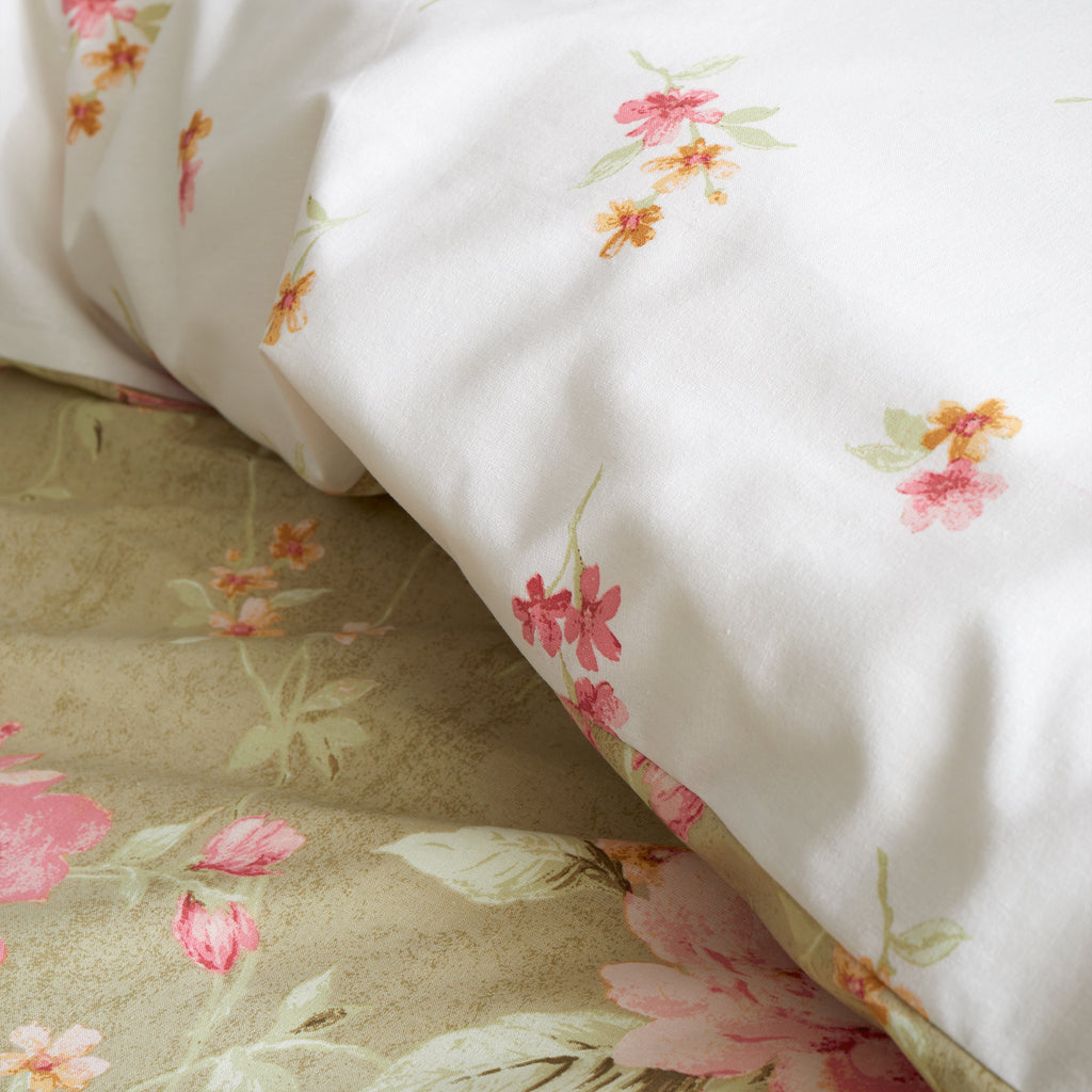 Bridgerton Penelope Floral Green Duvet Set