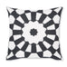 Catherine Lansfield Kaleidoscope Geo Black/White Outdoor 45cm x 45cm Cushion