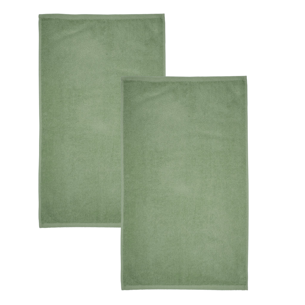 Catherine Lansfield Quick Dry 100% Cotton 400gsm Sage Towels
