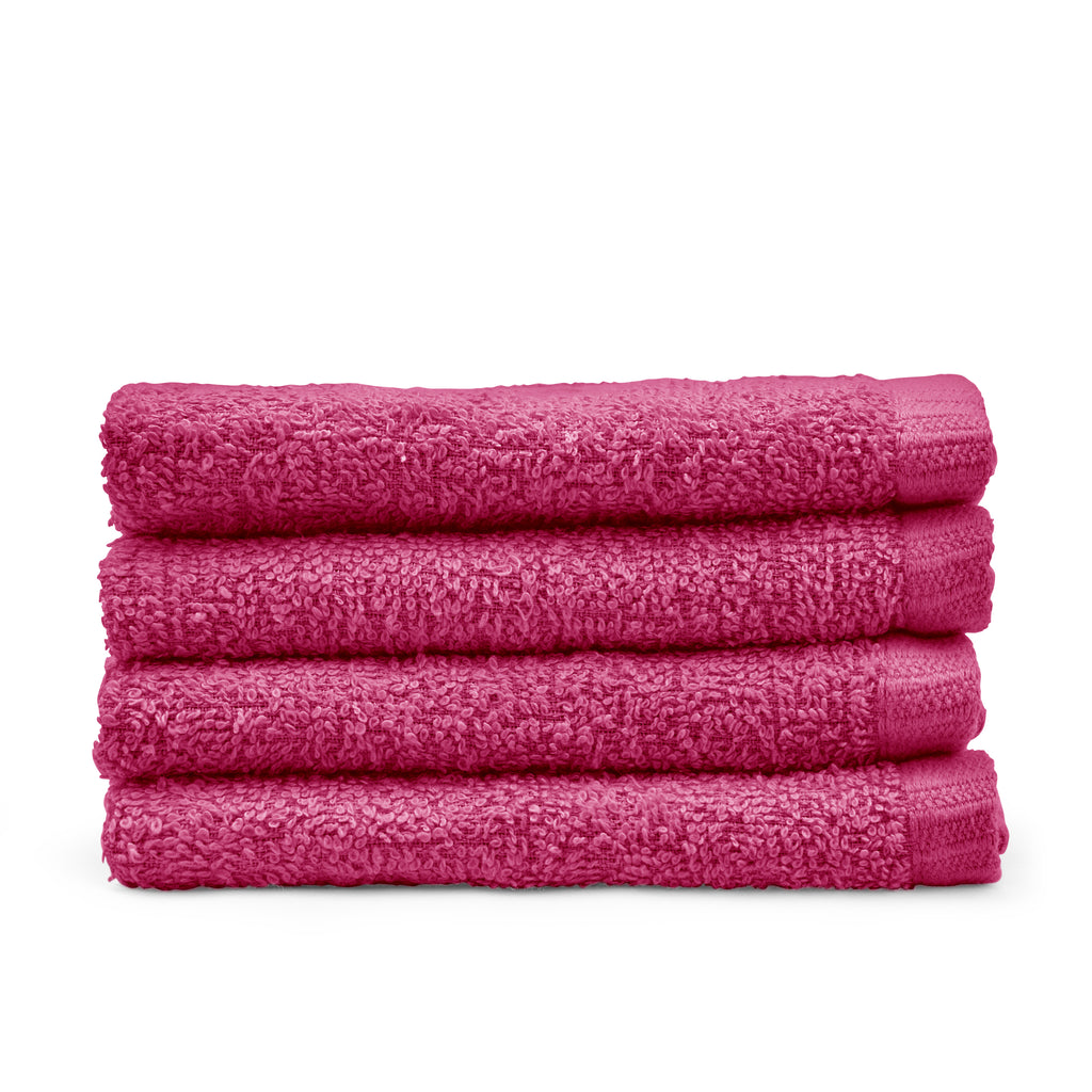 Catherine Lansfield Quick Dry 100% Cotton Hot Pink 400gsm Towels