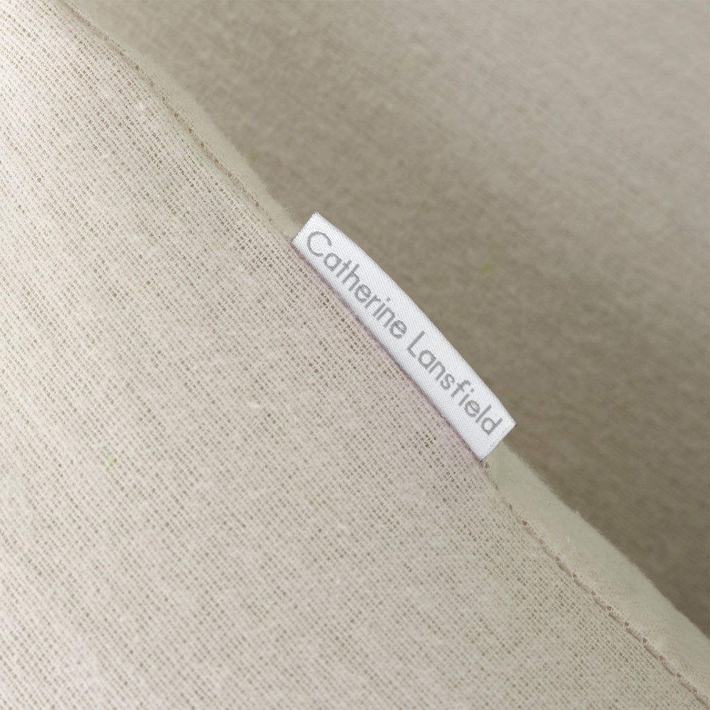 Catherine Lansfield 100% Cotton Brushed Cotton 165gsm Cream Sheets