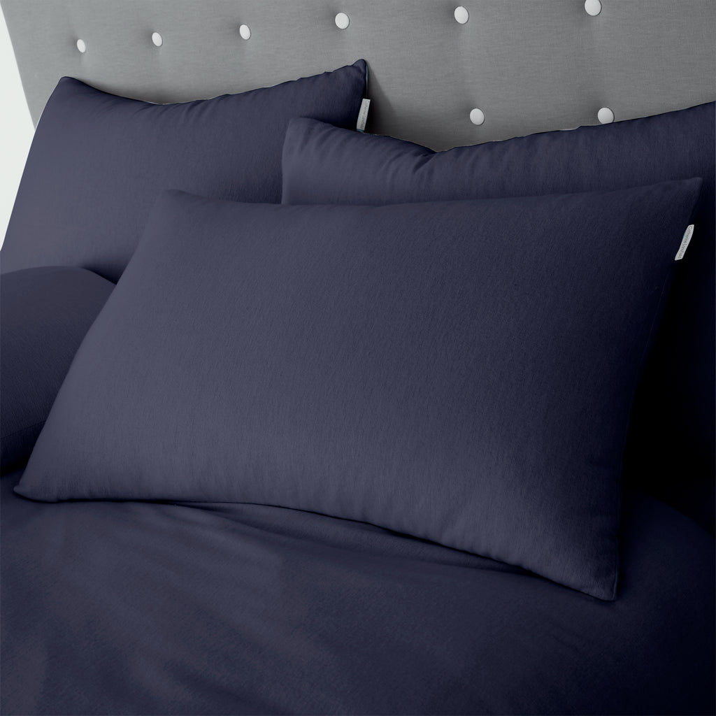 Catherine Lansfield 100% Cotton Brushed Cotton 165gsm Navy Sheets