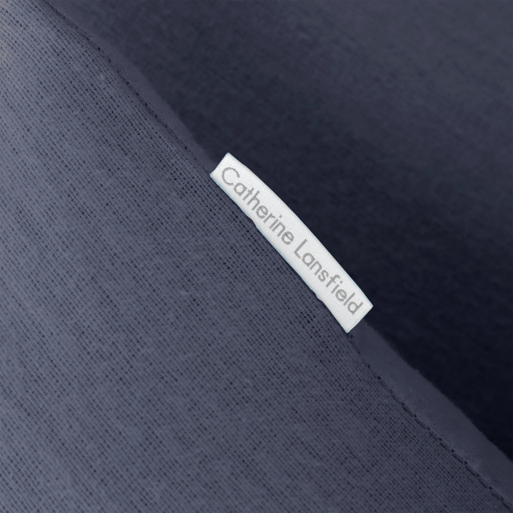 Catherine Lansfield 100% Cotton Brushed Cotton 165gsm Navy Sheets