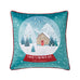 Catherine Lansfield Snow Place Like Home Green 45cm x 45cm Cushion