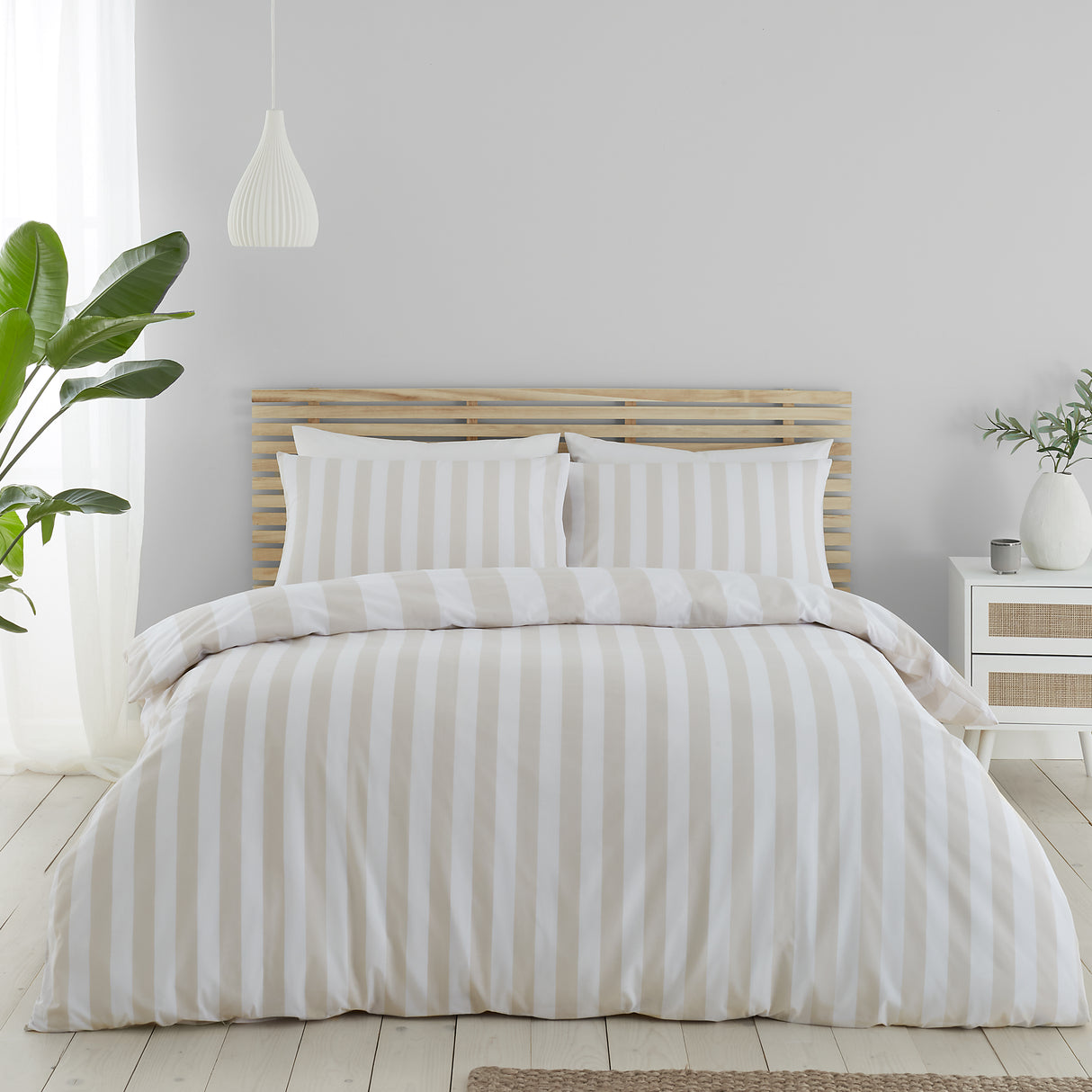 Catherine Lansfield Cove Stripe Duvet Set