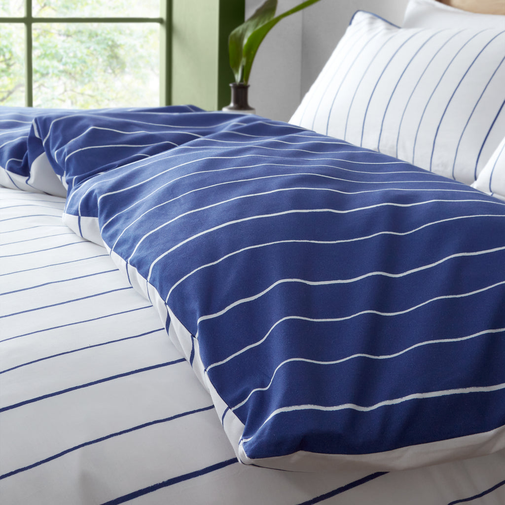 Content by Terence Conran Hastings Stripe White Duvet Set