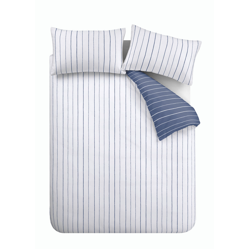 Content by Terence Conran Hastings Stripe White Duvet Set