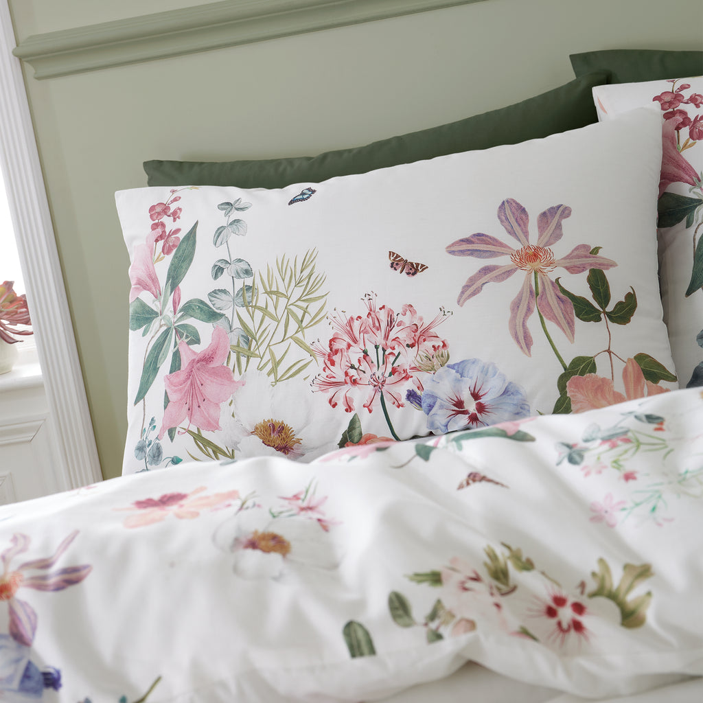 Royal Horticultural Society Exotic Garden White Duvet Set