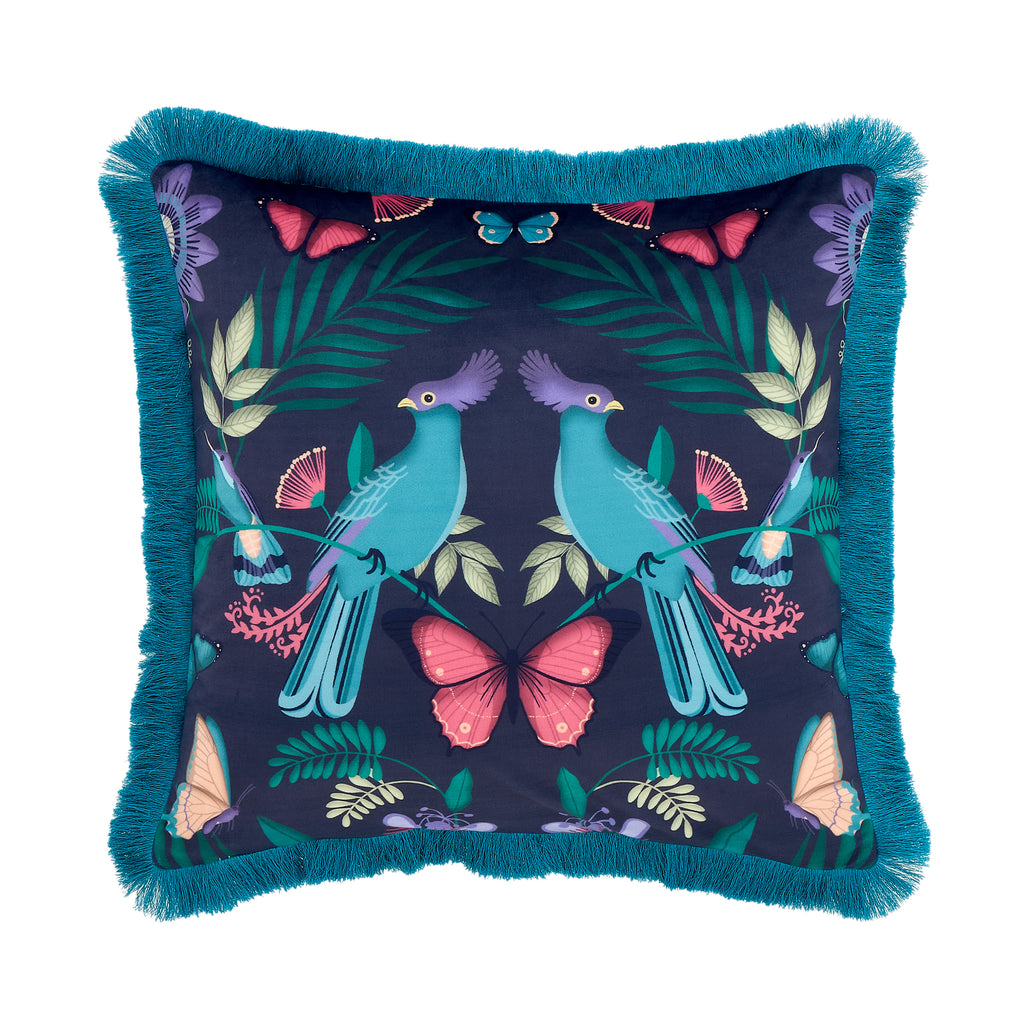 Catherine Lansfield Mya Tropical Birds Duckegg Duvet Set