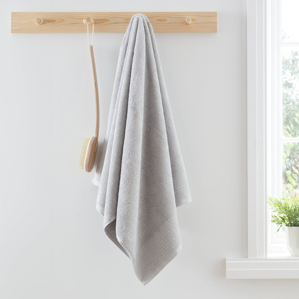 Bianca 100% Pure Egyptian Cotton 600gsm Grey Towels