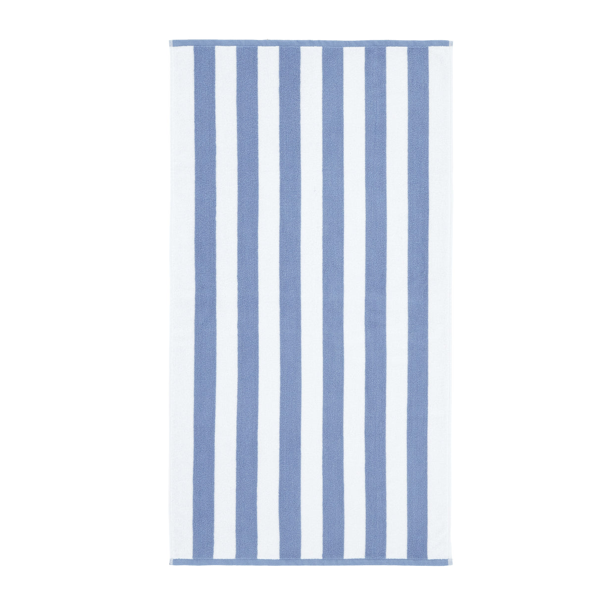 Bianca Reversible Stripe Jacquard 100% Pure Cotton 600gsm Blue Towels