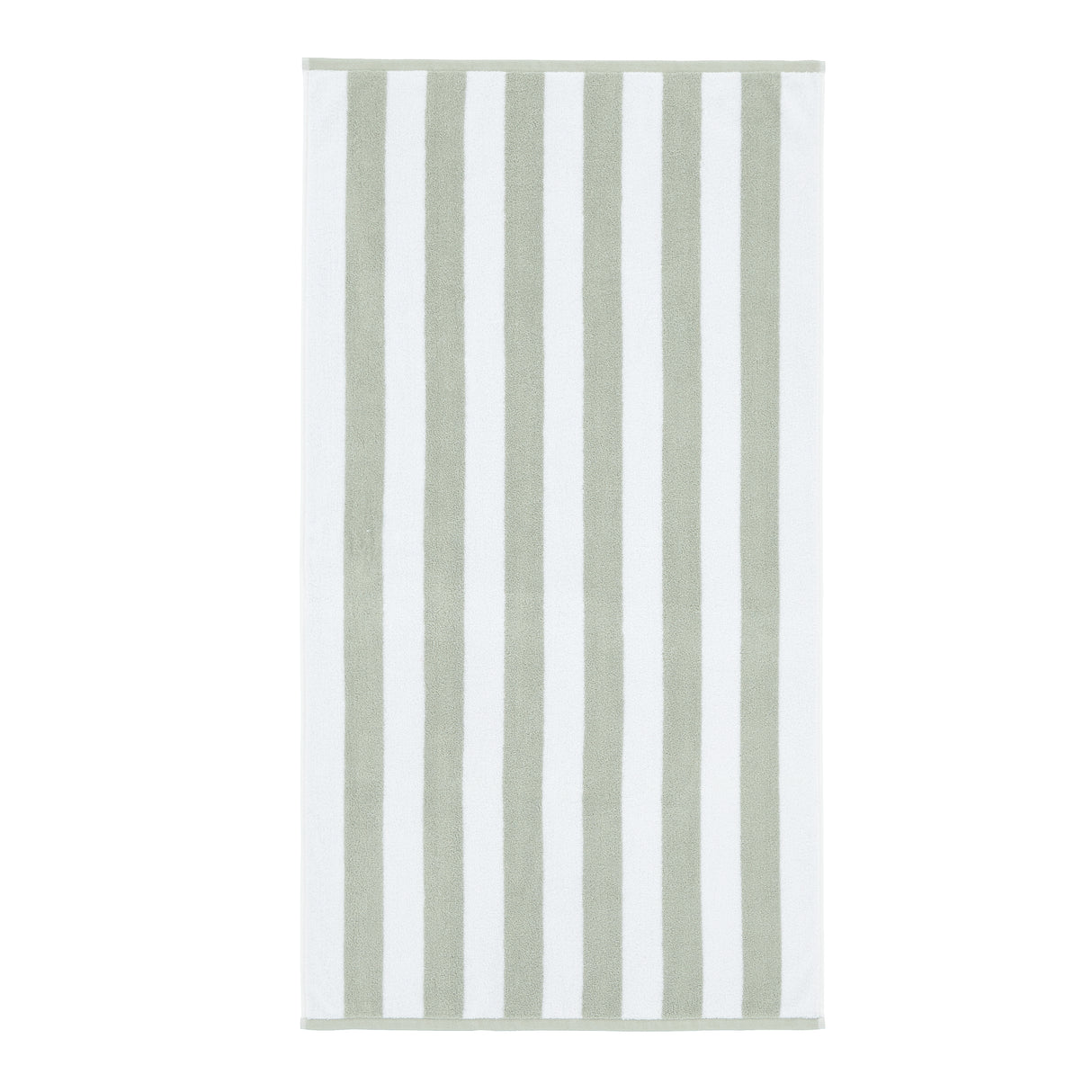 Bianca Reversible Stripe Jacquard 100% Pure Cotton 600gsm Sage Towels