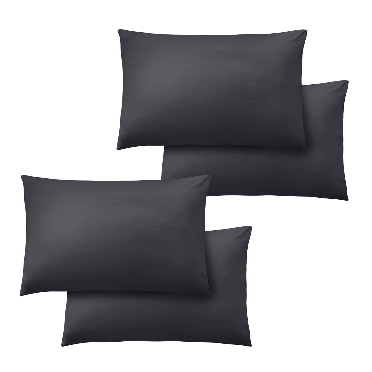 Catherine Lansfield So Soft Non-Iron 100% Polyester Black Sheets
