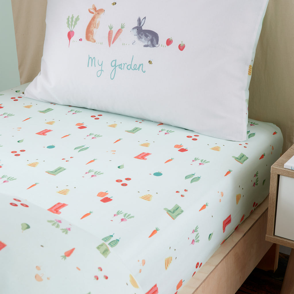 RHS Kids My Allotment Natural Duvet Set