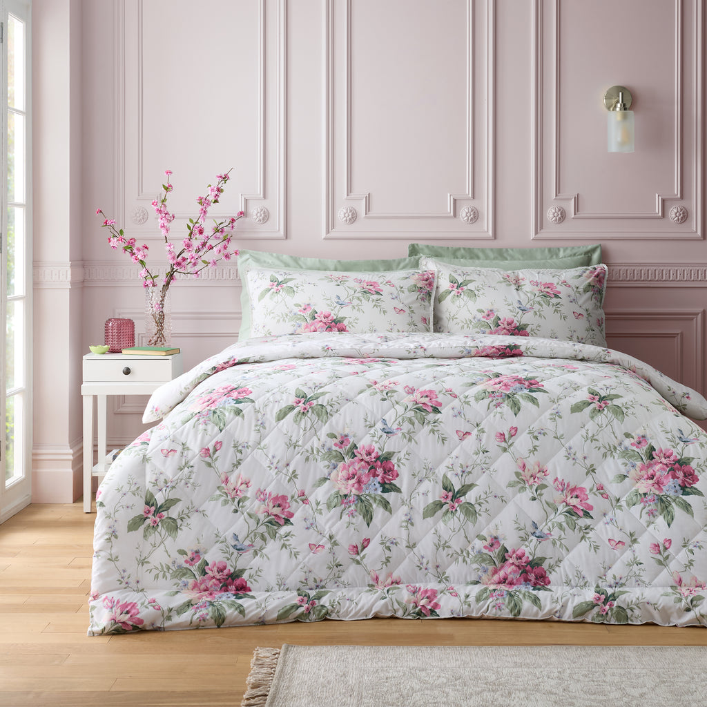 Bridgerton Penelope Floral Cream Duvet Set