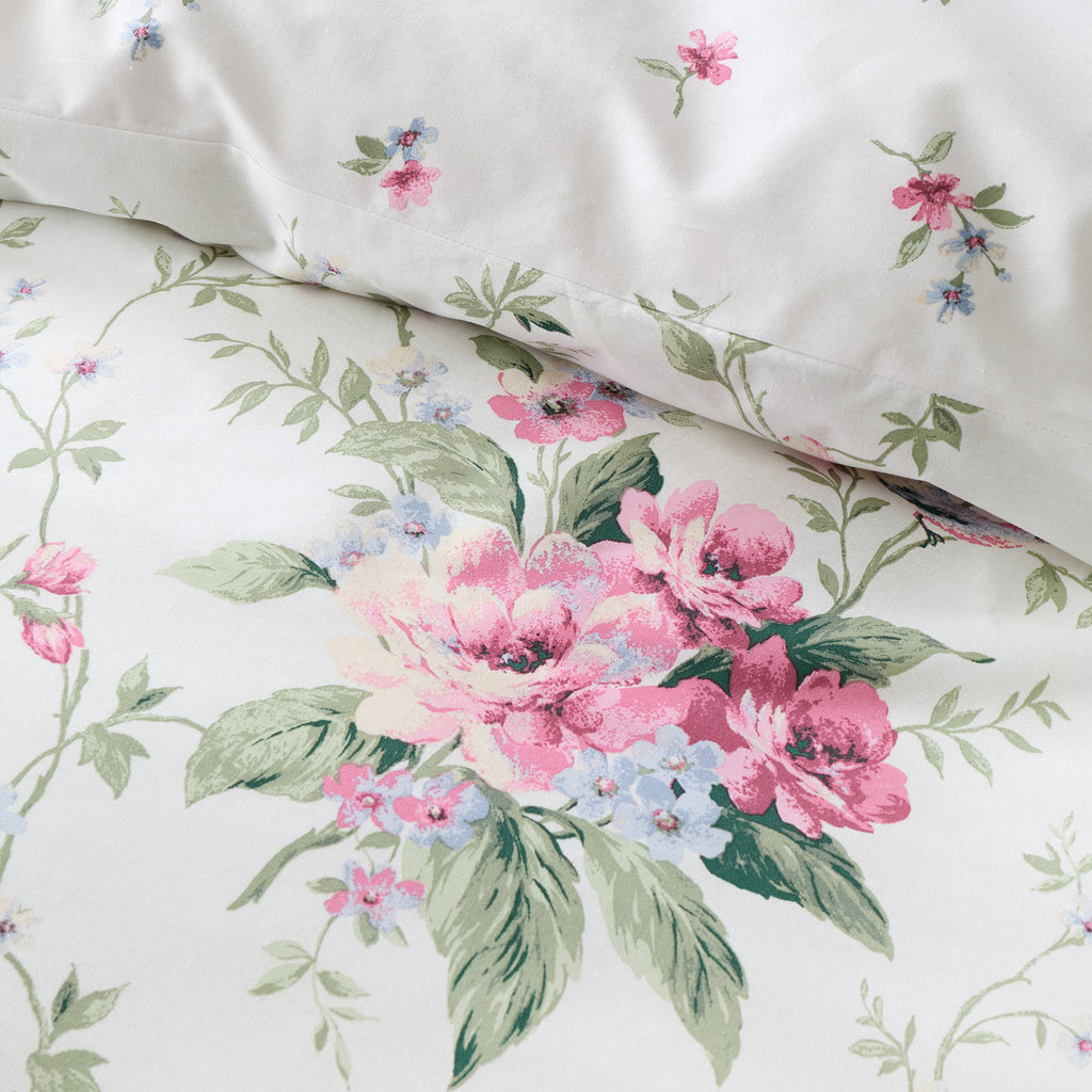 Bridgerton Penelope Floral Cream Duvet Set