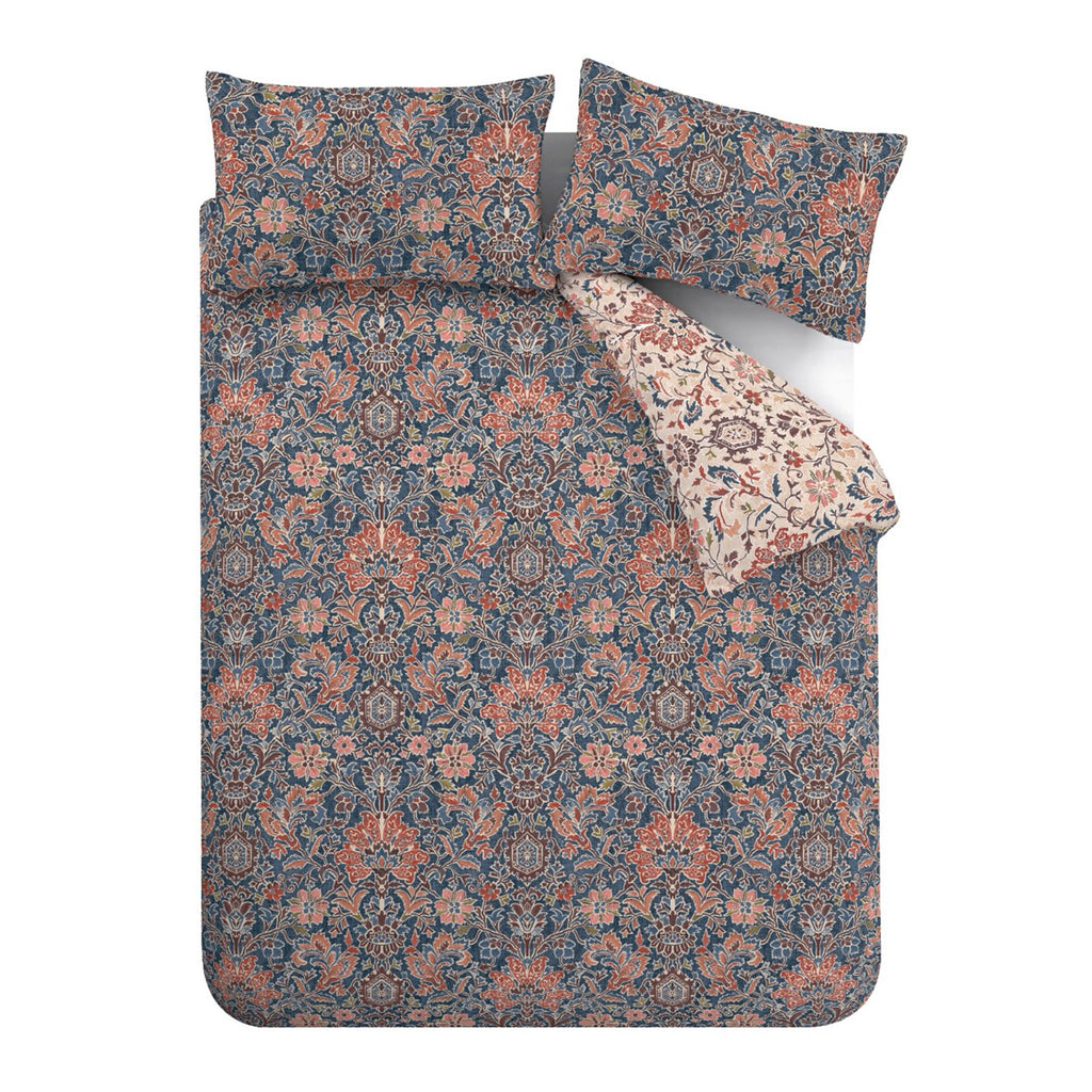Pineapple Elephant Keera Flora Navy Duvet Set