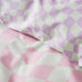 SASSY B_ Checkboard Wave Pink Duvet Set