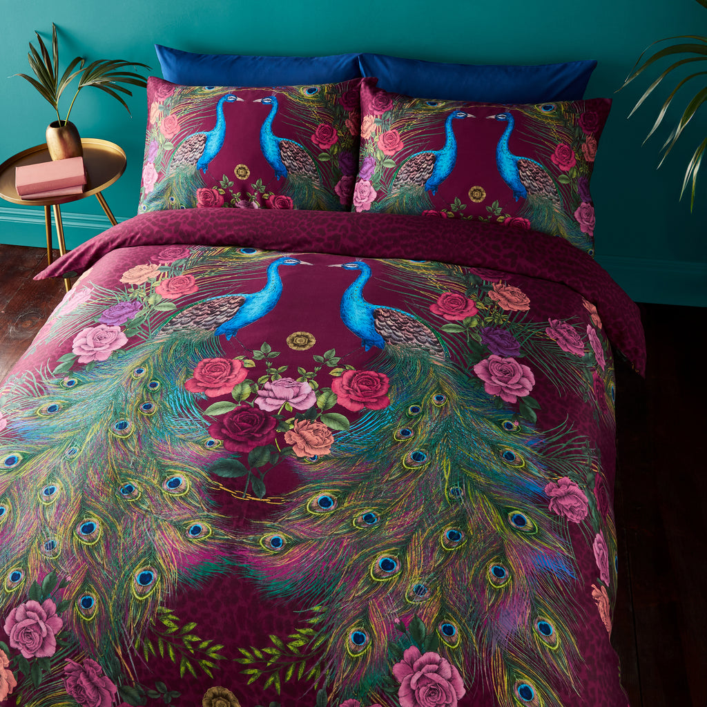 Matthew Williamson Xanadu Plum Duvet Set