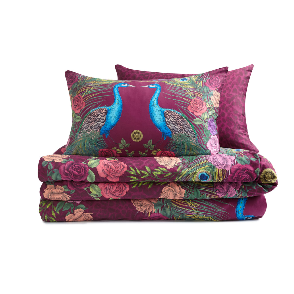 Matthew Williamson Xanadu Plum Duvet Set
